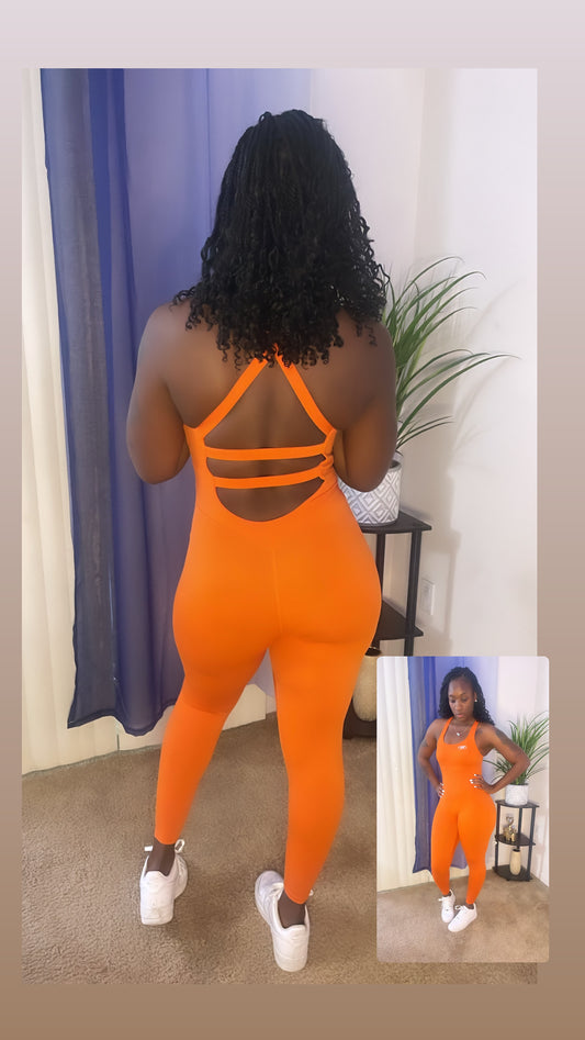 ORANGE CREAM 1PC BODY SUIT