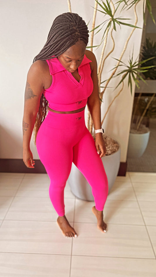 Matching Sets Guava (Hot Pink) 2pc